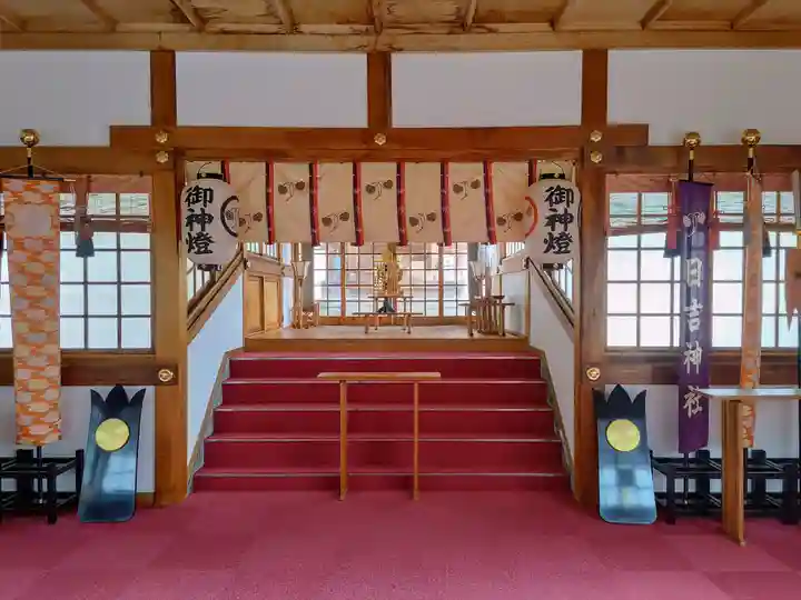 日吉神社(上社)の本殿・本堂