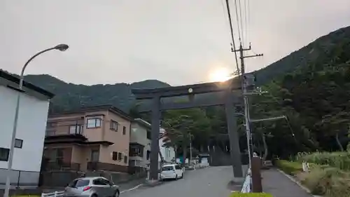 函館八幡宮の鳥居