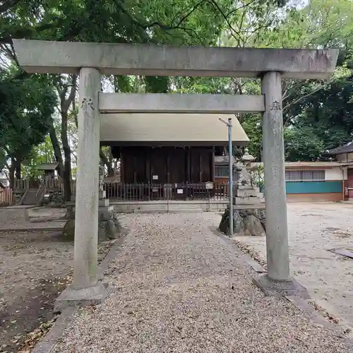 神明社（桜神明社）の鳥居