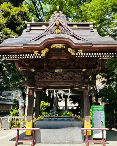 大國魂神社の手水