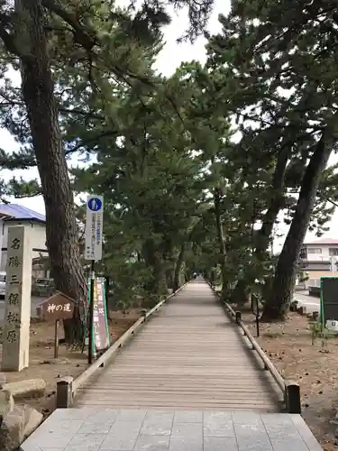 御穂神社の周辺