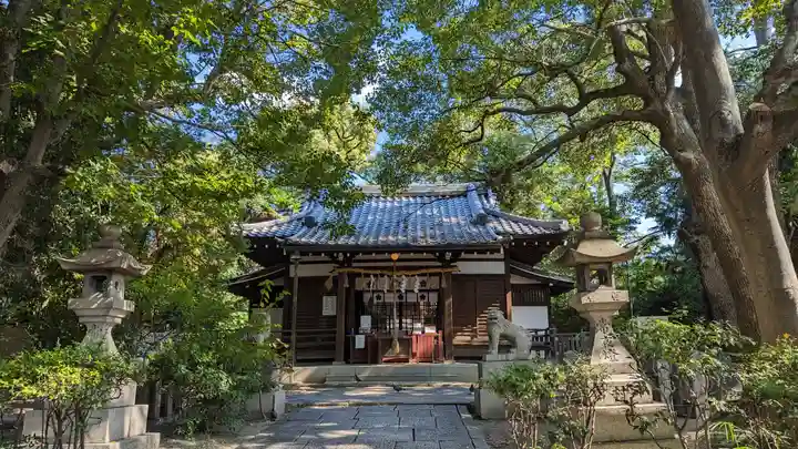 安居神社の本殿・本堂