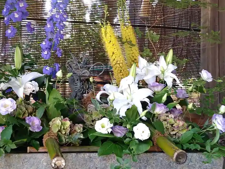 國魂神社の手水舎