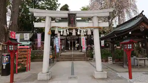 川越八幡宮の鳥居