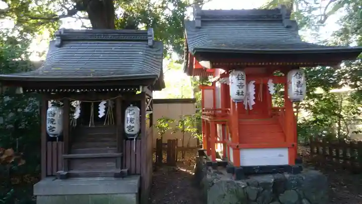 西院春日神社の末社・摂社
