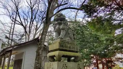 東神楽神社の狛犬