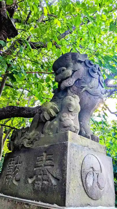 検見川神社の狛犬