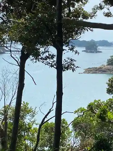 淡島神社の景色