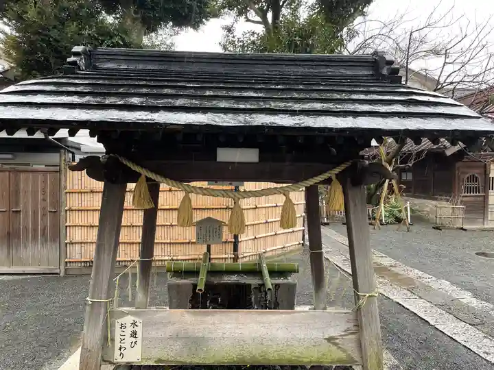 嶺御嶽神社の手水舎