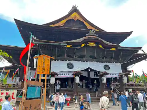 善光寺の本殿・本堂