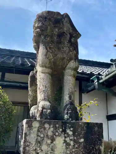 大直禰子神社の狛犬