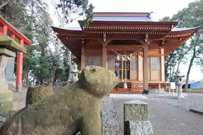 阿久津「田村神社」(郡山市阿久津町)旧社名:伊豆箱根三嶋三社の本殿・本堂