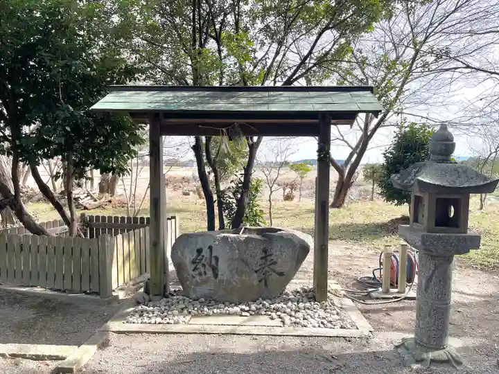 宇氣比神社の手水舎