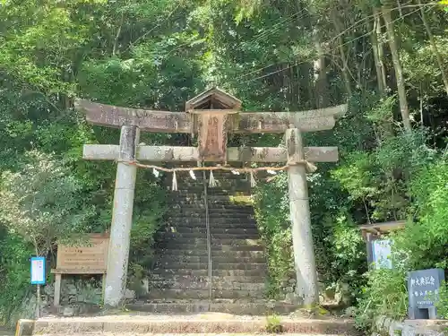 駒宇佐八幡神社の鳥居