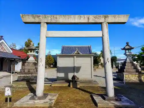 神明社（五郎丸神明社）の鳥居