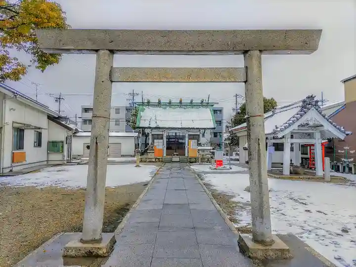 神明社(当知)の鳥居