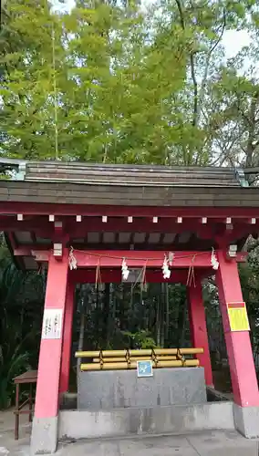 北岡神社の手水舎