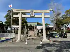 諏訪神社の鳥居