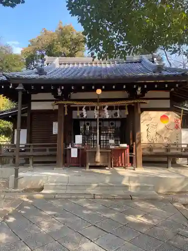 安居神社の本殿・本堂