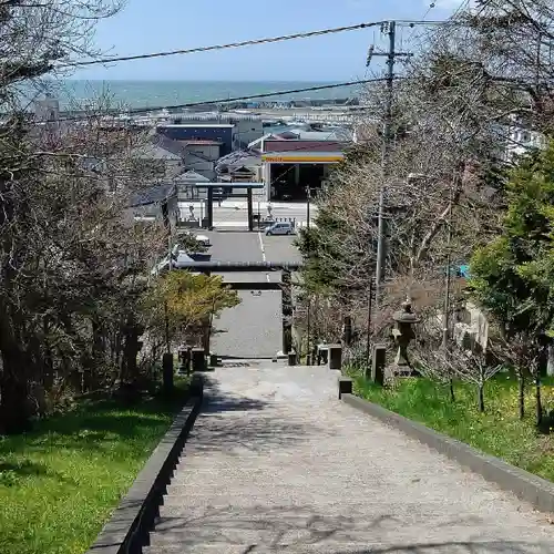 浦河神社の鳥居