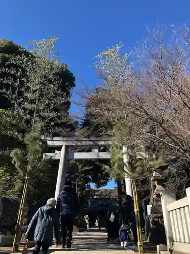 東村山八坂神社の鳥居