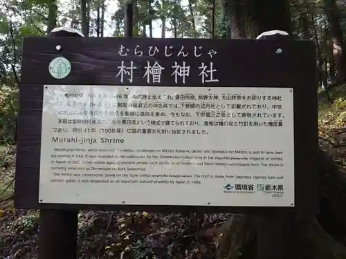 村檜神社の歴史