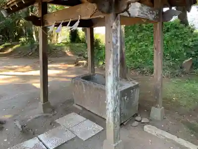 國勝神社の手水舎