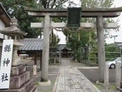 縣神社の鳥居