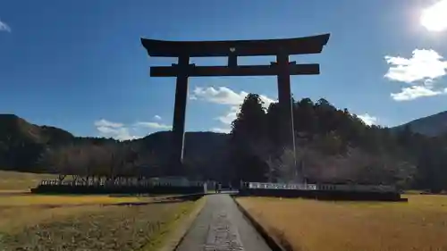 大斎原（熊野本宮大社旧社地）の鳥居