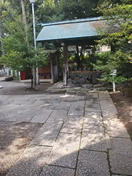 伊勢神社の手水舎