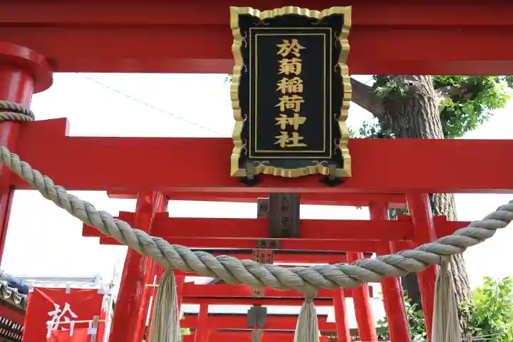 於菊稲荷神社(群馬県)