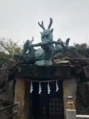 江島神社の像