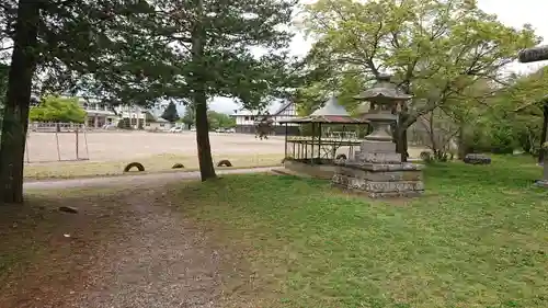 田口招魂社の庭園