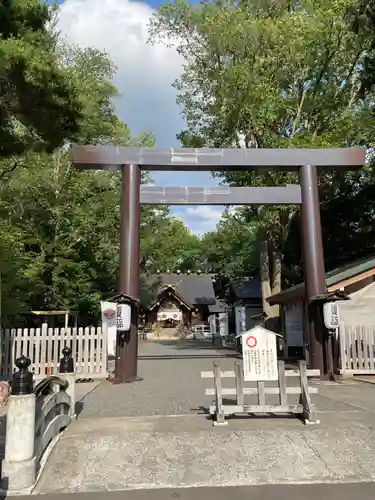 旭川神社の鳥居