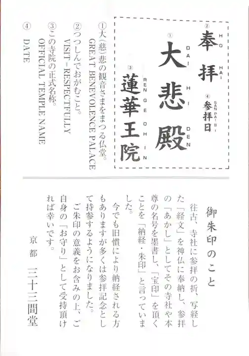 蓮華王院(三十三間堂)の授与品その他