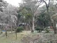 間々田八幡宮の庭園