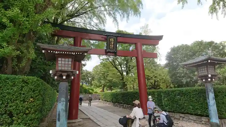 根津神社の鳥居