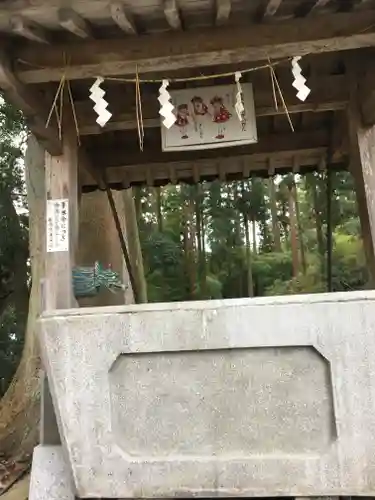 舩岡神社の手水舎