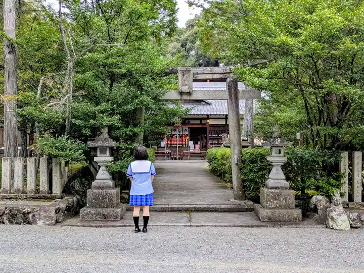 名手八幡神社の鳥居