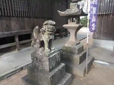 熊野原神社の狛犬