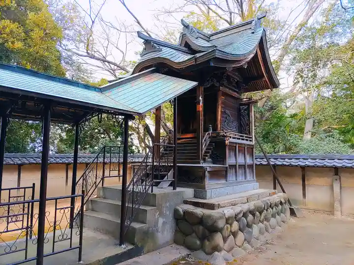 八幡社(丹陽町重吉)の本殿・本堂