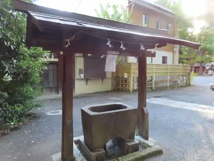 馬込八幡神社の手水舎