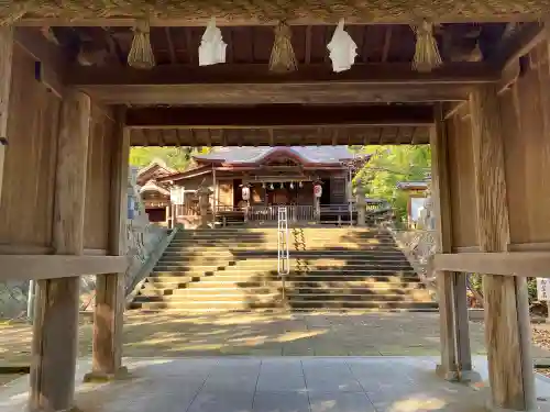 平濱八幡宮の山門・神門