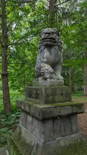 音更神社の狛犬