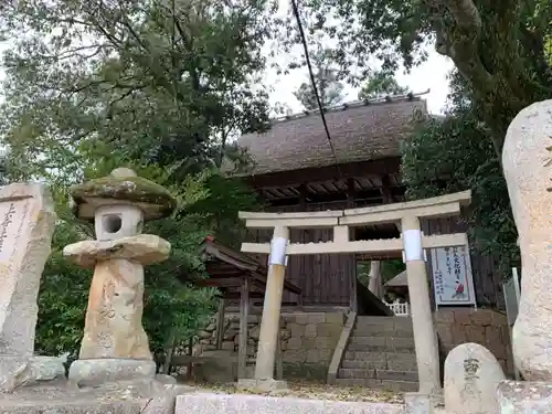 上谷上天満神社の鳥居