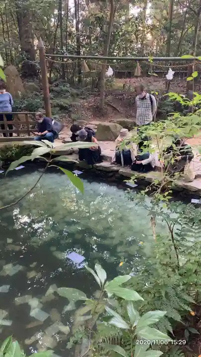八重垣神社の庭園