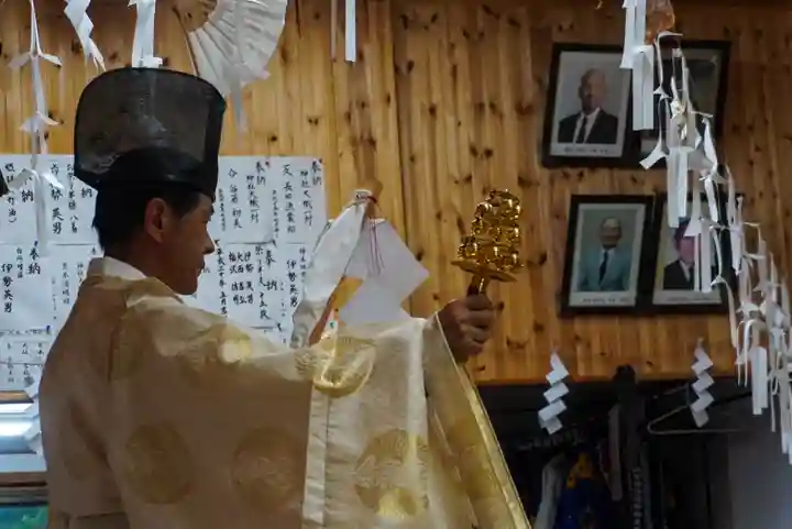 尻岸内八幡神社のお祭り