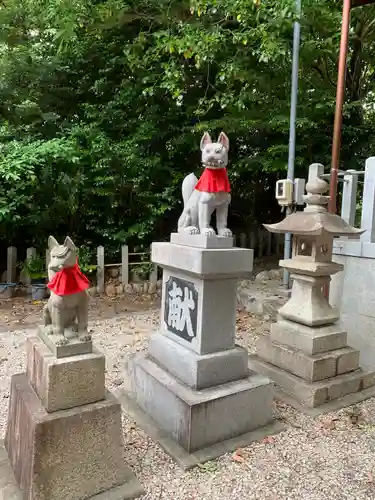 鵜森神社の狛犬