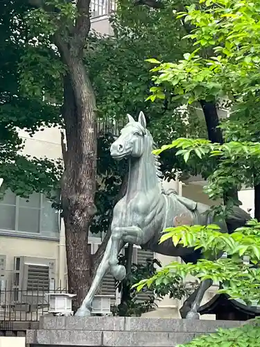 難波八阪神社の狛犬