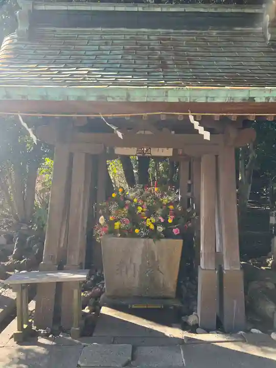 富知六所浅間神社の手水舎